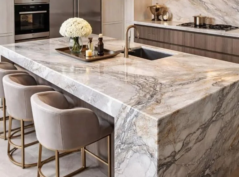 Exotic Quartzite Applications for Modern Kitchen and Bathroom Designs